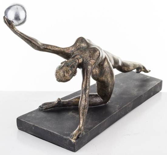 AKROBATKA figurka kobiety sportsmenki w pozycji akrobatycznej, wys. 23 cm