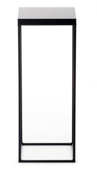 BASIC kwietnik stojący czarny w stylu loft, wys. 60 cm