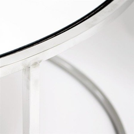 BEVERLY duży okrągły stolik kawowy z lustrzanym blatem, wys. 45 cm, Ø 100 cm 