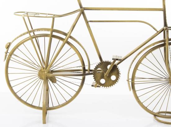 BICYCLE konsola w kształcie roweru ze szklanym blatem, wys. 77 cm