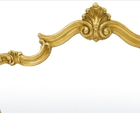 BOLOGNA lustro barokowe stylizowane złote, 60x74 cm, rama 6-12 cm