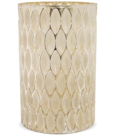CASSINO świecznik złoty szklany, wys. 20 cm