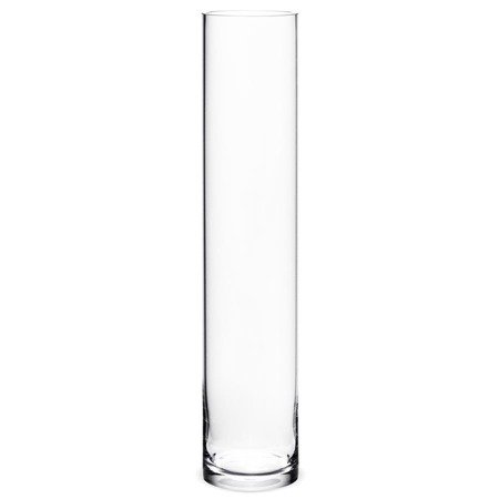 CLEAR wazon szkło przezroczyste tuba, wys. 120 cm