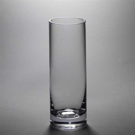 CLEAR wazon tuba szkło przezroczysta, wys. 20 cm