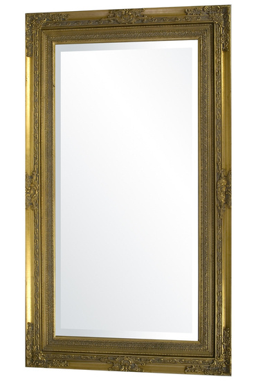 COLETTE lustro złote w ramie stylizowanej, 84x144 cm, rama 13 cm