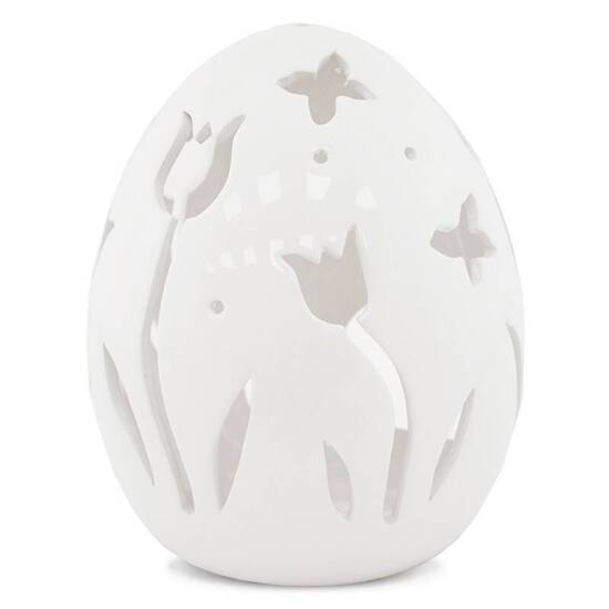 EASTER świecznik ceramiczny na t-light, dekoracja wielkanocna, wys. 20 cm