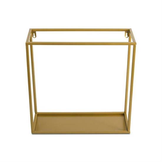 ELENIE półka wisząca metalowa w kolorze złotym, wys. 40cm