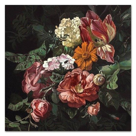 FLOWERS obraz, 100x100 cm