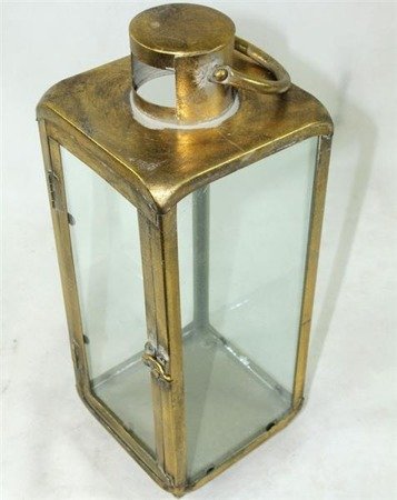 GOLD INDIA lampion złoty, wys. 39 cm