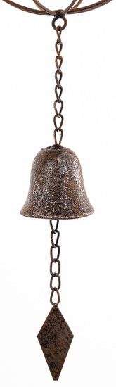 GREGORY dzwonek wiszący metalowy ze słońcem, wys. 70 cm