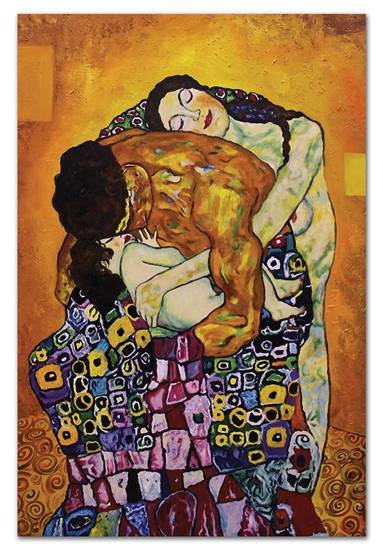 GUSTAV KLIMT obraz ręcznie malowany, 60x90 cm