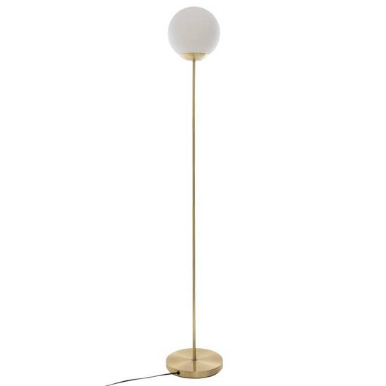 IRIS lampa podłogowa kula ze złotymi elementami, wys. 135 cm