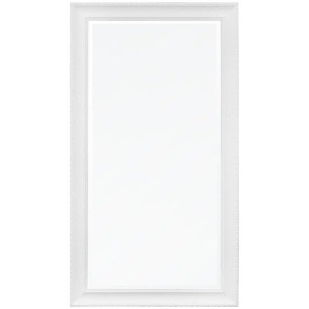 ISTRES WHITE lustro białe, 134x74 cm, rama 8 cm