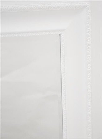 ISTRES WHITE lustro białe, 134x74 cm, rama 8 cm