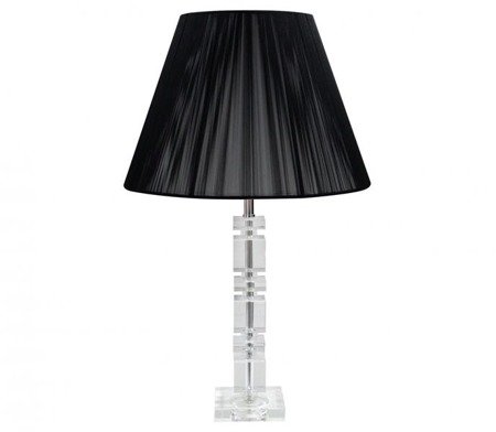 JAMES lampa z czarnym abażurem w stylu nowojorskim, wys. 69 cm
