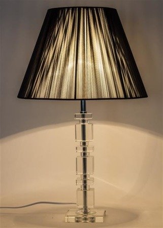 JAMES lampa z czarnym abażurem w stylu nowojorskim, wys. 69 cm