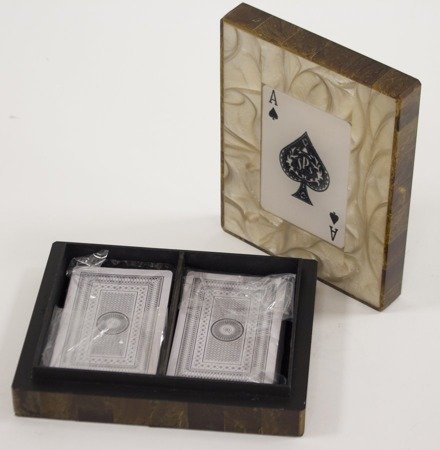 KARTY DO GRY w ozdobnym pudełku, 4x15,5x12 cm