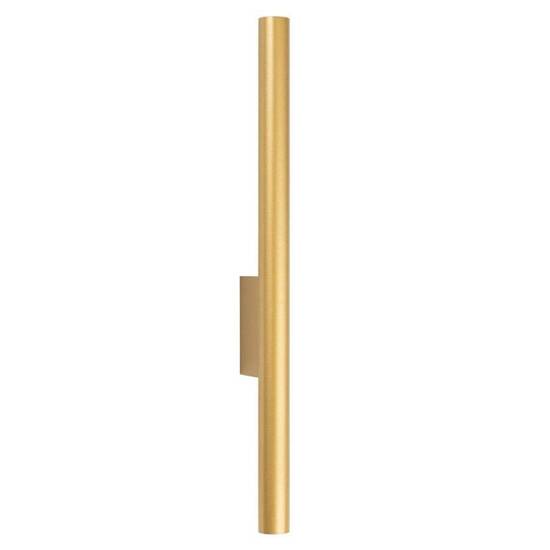 LASSE kinkiet złota wąska podłużna tuba, wys. 40 cm 