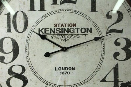 LONDON bardzo duży okrągły zegar, Ø 93 cm