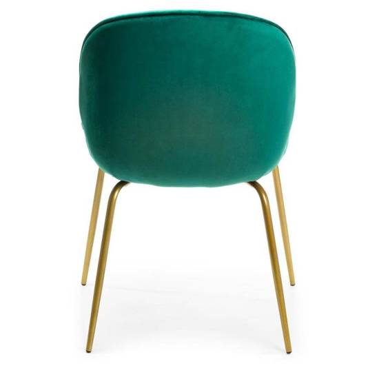 LORI krzesło tapicerowane w odcieniu koloru zielonego, wys. 83 cm