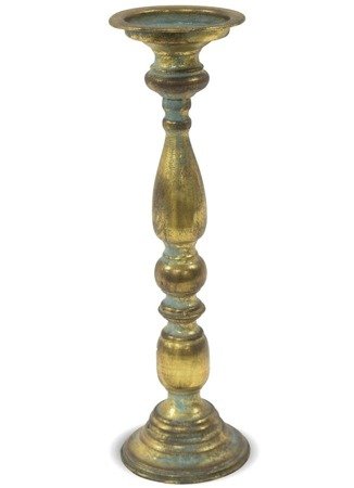 MARON świecznik złoty, wys. 39 cm