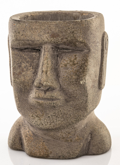 MOAI figurka dekoracyjna osłonka na doniczkę, wys. 17 cm