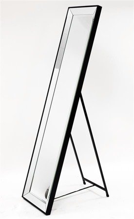 MODERNO lustro podłogowe stojące w ramie lustrzanej, wys. 160 cm