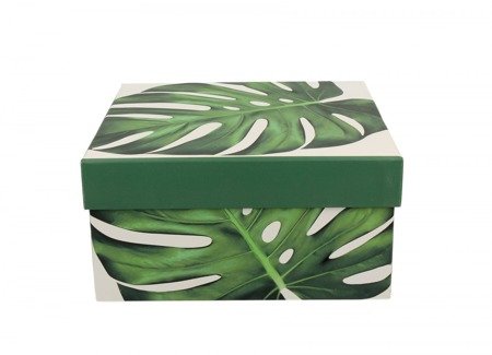 MONSTERA filiżanka ze spodkiem 250 ml w ozdobnym pudełku, 6,5x9x9 cm