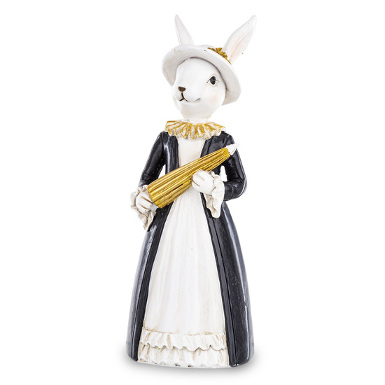 PANI KRÓLIK figurka wielkanocna biała, wys. 20 cm