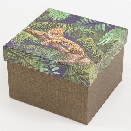 PANTERA TROPICAL kubek urban jungle z łyżeczką w dekoracyjnym pudełku