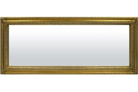 PATRICIA lustro złote w ramie stylizowanej, 55x135 cm, rama 8 cm