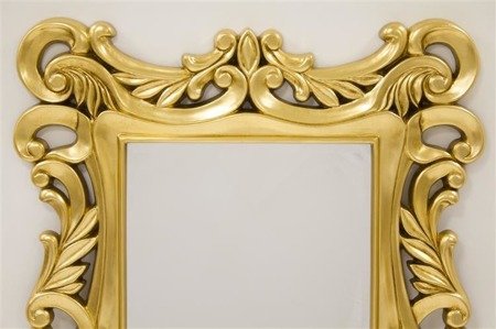 RITA GOLD lustro złote, bogato zdobiona rama, 129x97 cm