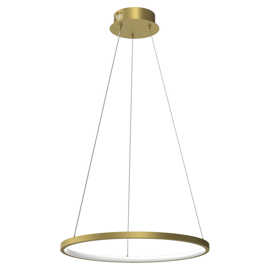 RONDO lampa wisząca Led złota 27W, Ø 50 cm