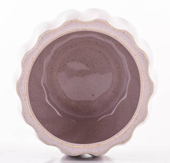 ROSA osłonka ceramiczna różowa, wys. 12 cm