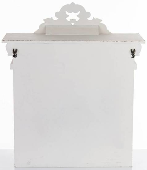 SARA półka postarzana w stylu prowansalskim, 59,5x51x20 cm