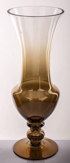 SEPTEMBER wazon szklany brązowe ombre, wys. 36 cm