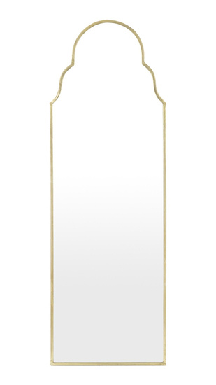 SINEA lustro w złotej postarzanej ramie, wys. 179 cm