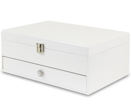 SISI szkatułka biała, 11x26x18 cm