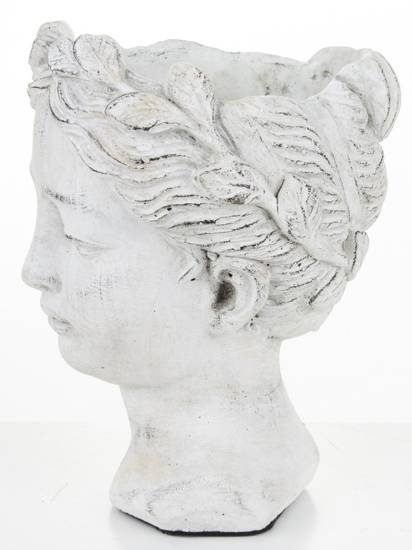 SŁOWIANKA osłonka w kształcie głowy kobiety, wys. 17 cm