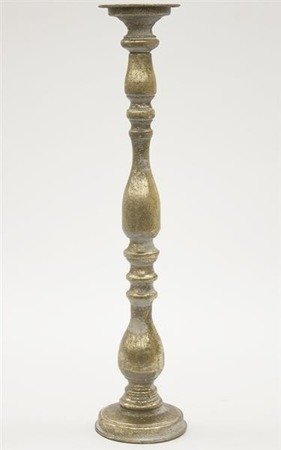 SOLEDAD świecznik metalowy stare złoto, wys. 60 cm