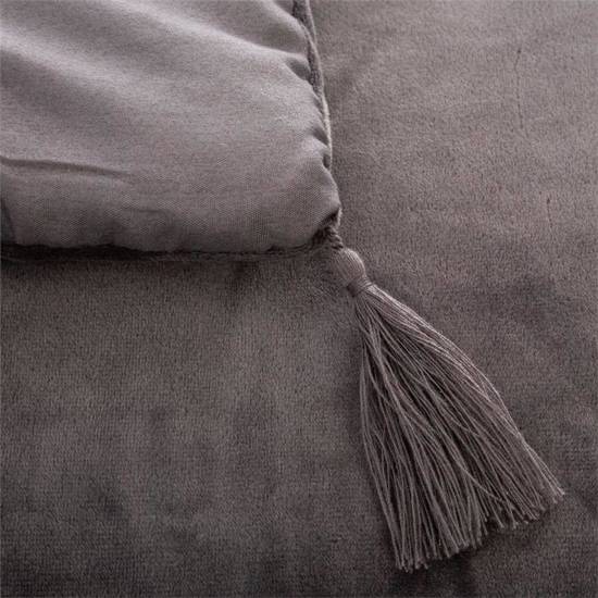 SONIK narzuta na łóżko w kolorze szarym, 80x180 cm