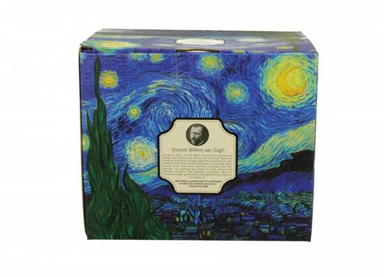 VAN GOGH - GWIAŹDZISTA NOC ogromny kubek xxl Starry Night 1000 ml w dekoracyjnym pudełku, wys. 14 cm