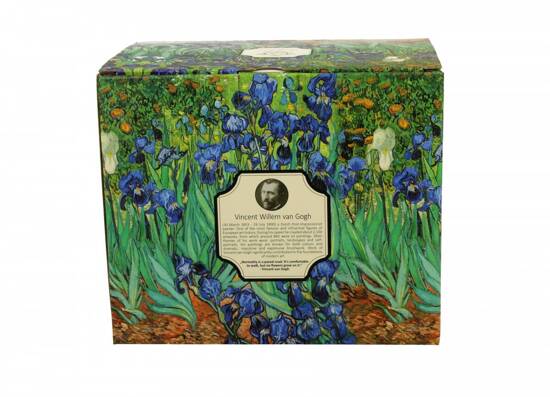 VAN GOGH - IRYSY ogromny kubek xxl Irises 1000 ml w dekoracyjnym pudełku, wys. 14 cm
