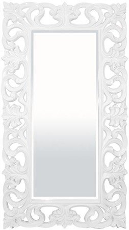 VENICE WHITE białe lustro dekoracyjne, 168x92x4,5 cm, rama 22 cm 